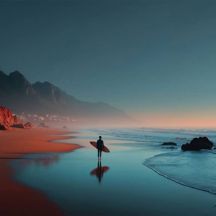 Stampa Fine Art - "L'ultima onda" - C. Malsert per la vendita all'ingrosso da parte di Atelier Contemporain