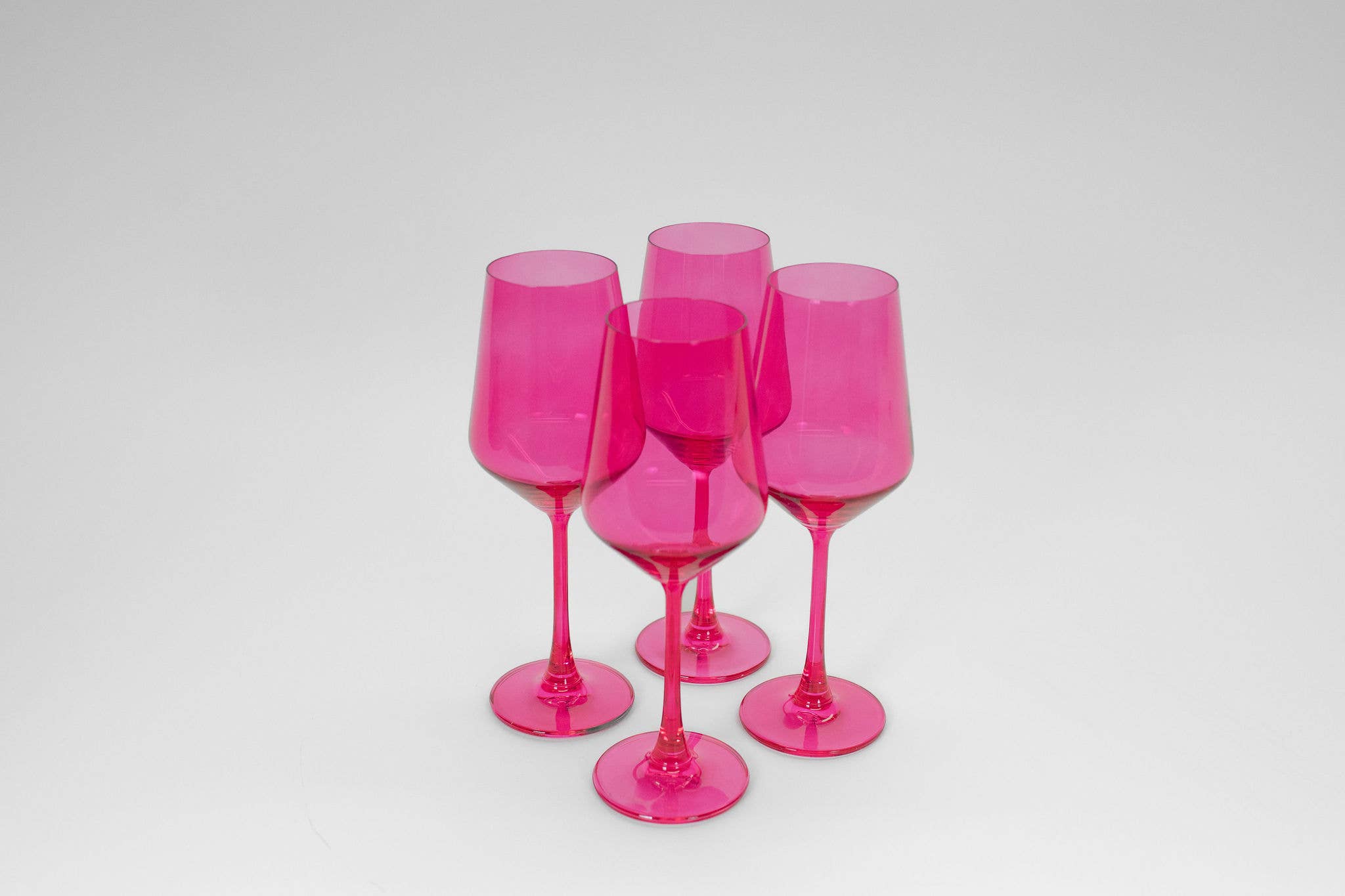 GlassHauseCo - Wholesale Wine Glass - Hot Hot Pink - Colored Wine Glass2