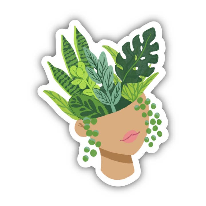 Big Moods - Wholesale Sticker - Head Planter Pot Sticker