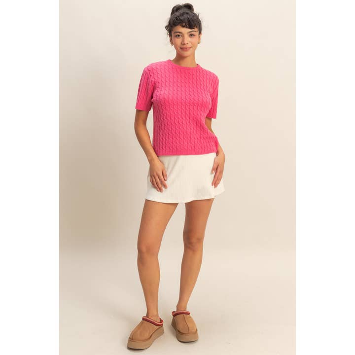 Double Zero - Wholesale Skort - Women's - Ribbed Elastic Waist Mini Skort20