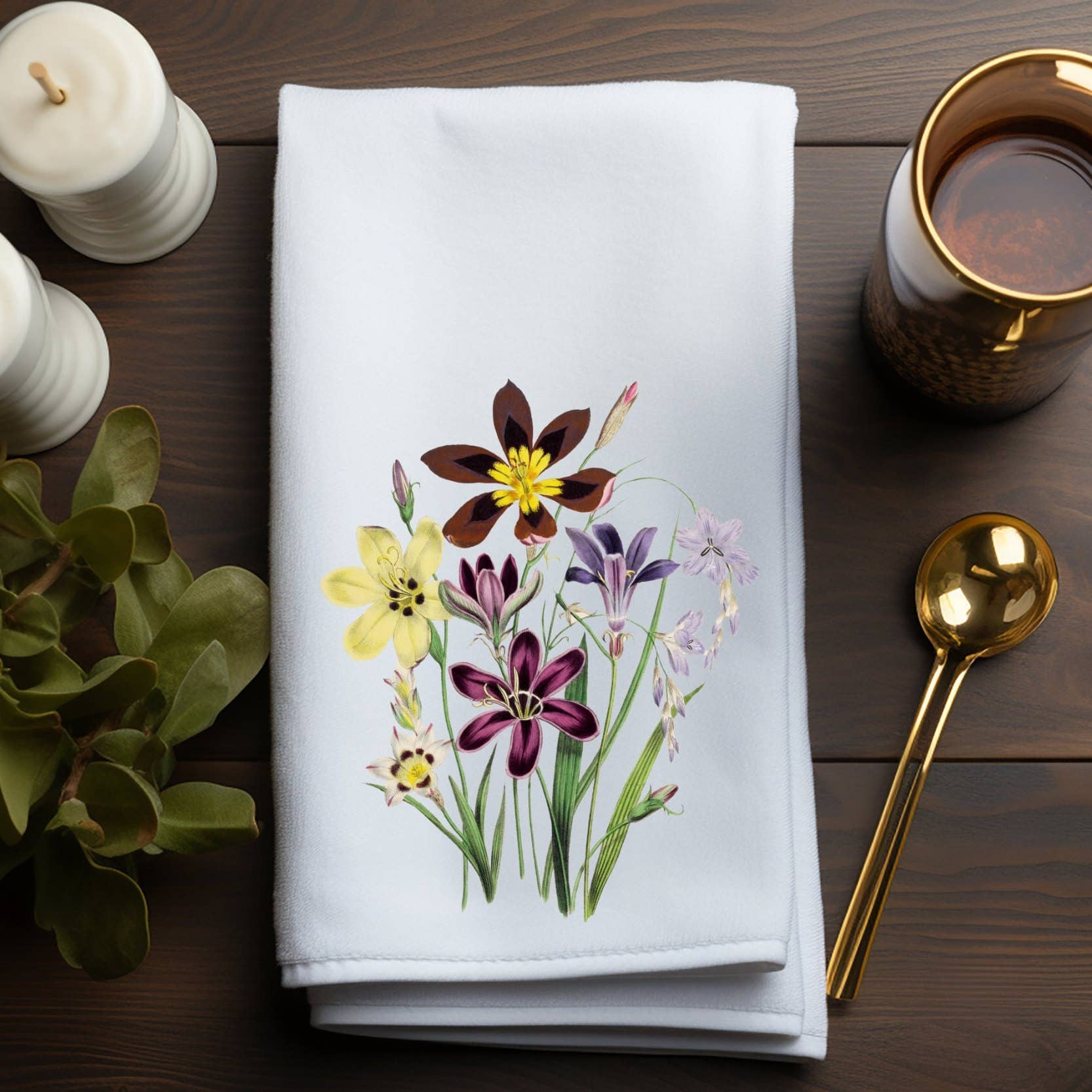 Fernville Creations - Wholesale Hand Towel - Wildflower Floral Hand Towels for Bath and Kitchen6