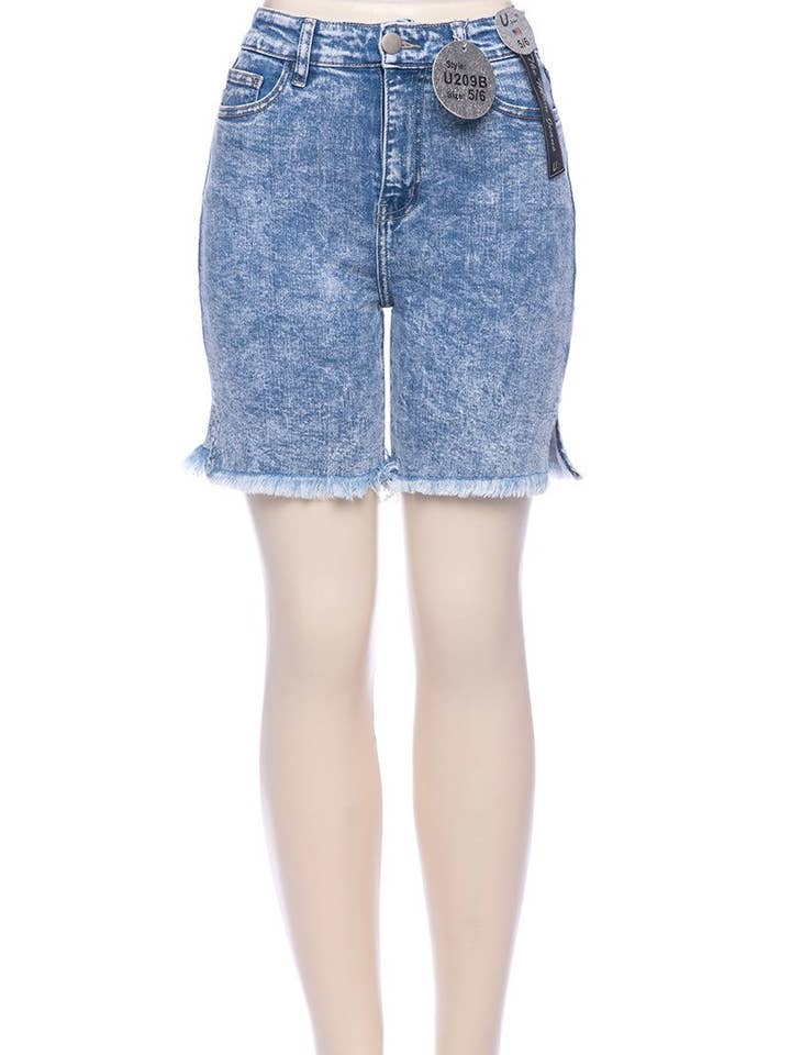 Højtaljede mom-shorts for engroshandel hos U Jeans