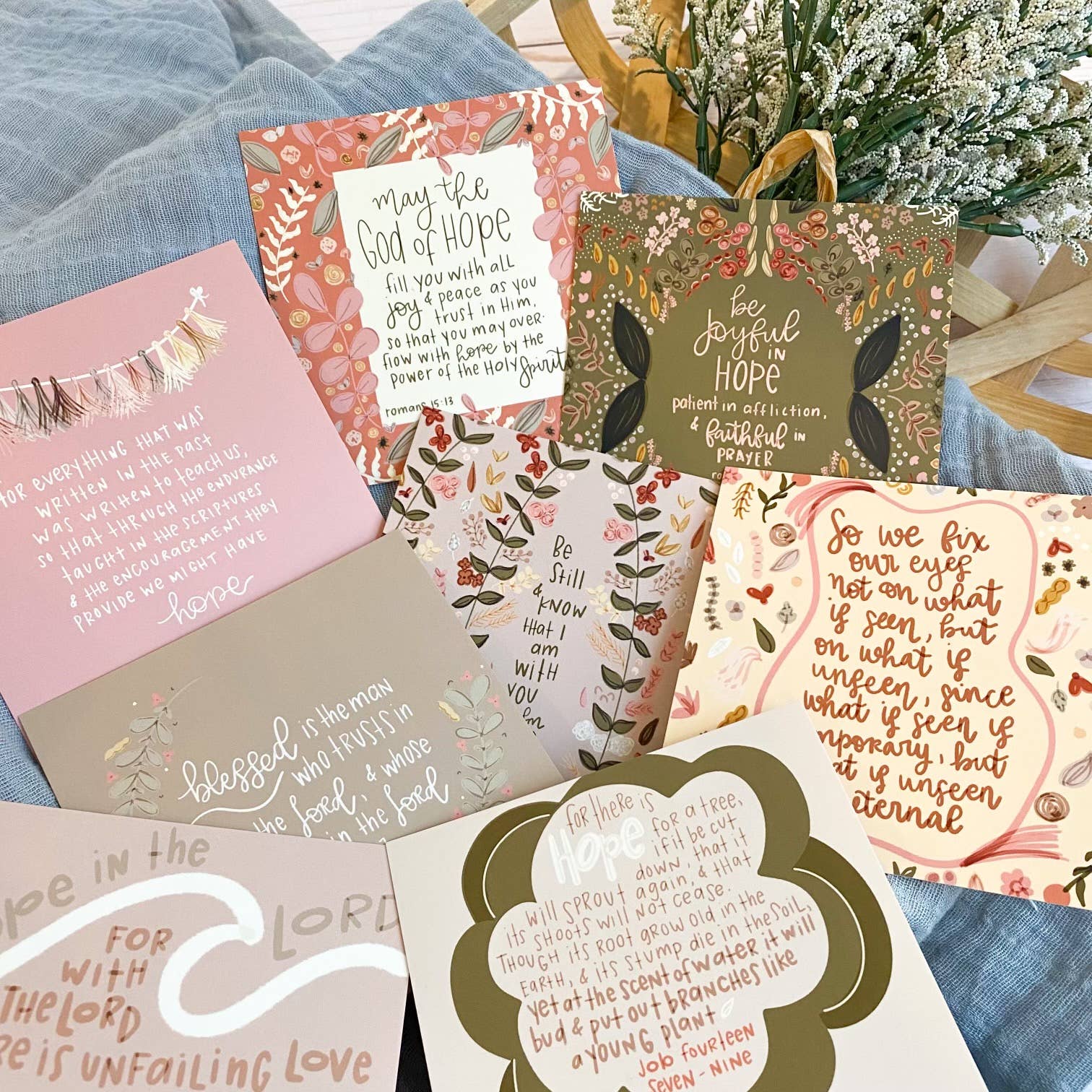 swaygirls - Vente Cartes religieuses - Cartes de prière | Cartes des Écritures | Versets bibliques sur l'espoir12