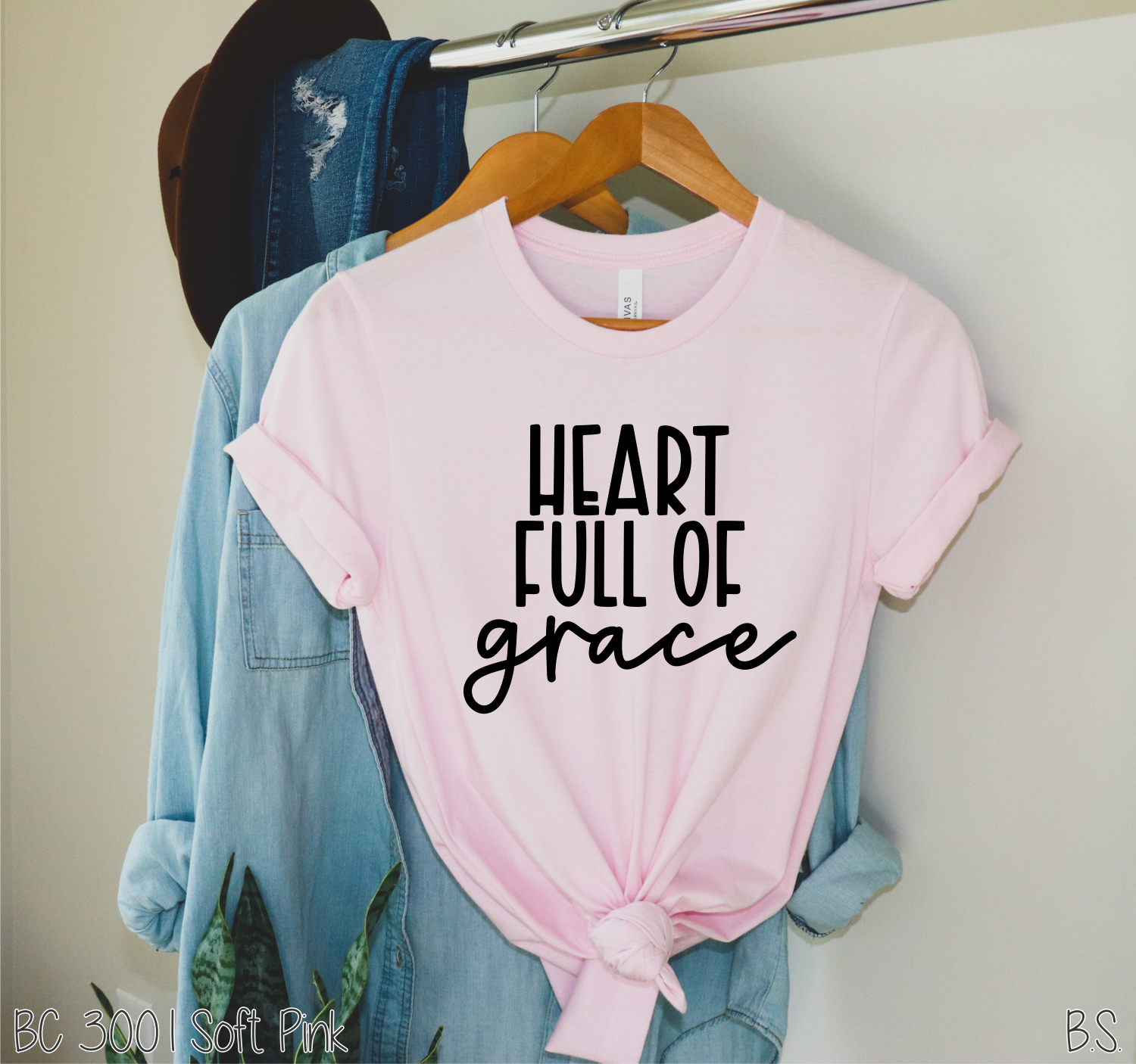 Bama Screens - Wholesale Sublimation Transfer - Heart Full Of Grace #BS12310