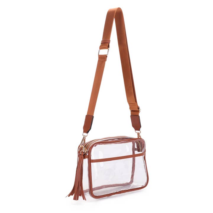 Isabelle Handbags - Wholesale Crossbody Bag - Women's - CR20413 Clear Crossbody Camera Bag