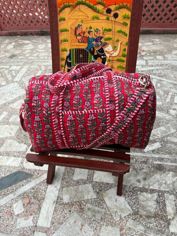 Klassische Baumwoll-Duffel-Tasche Leichte Baumwoll-Duffel-Taschen für den Großhandel von GYPSY STUDIO