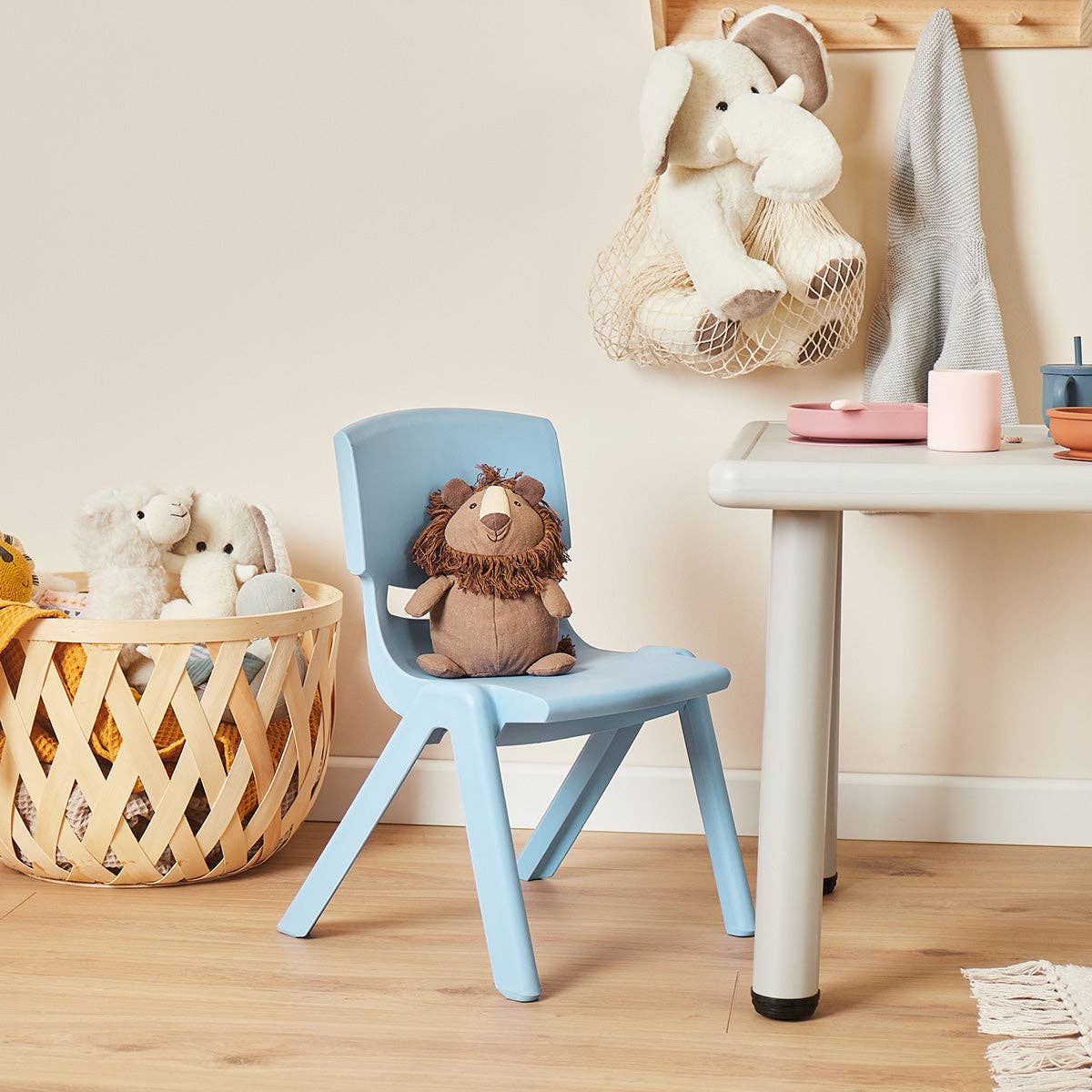 Bieco Spielwaren - Wholesale Chair - Kids - Children's chair hazy blue1