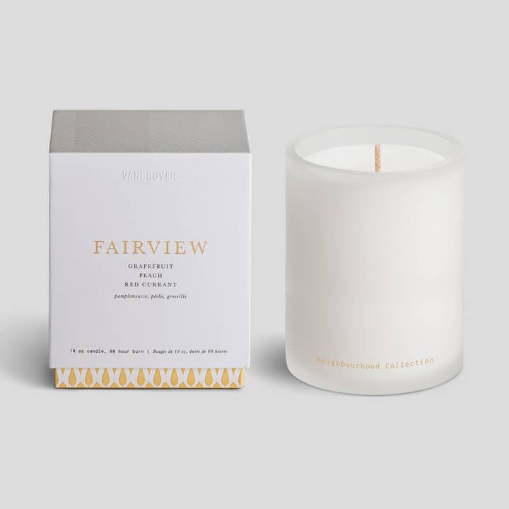 Fairview - Vela en caja (25oz) para venta al por mayor de Vancouver Candle Co.