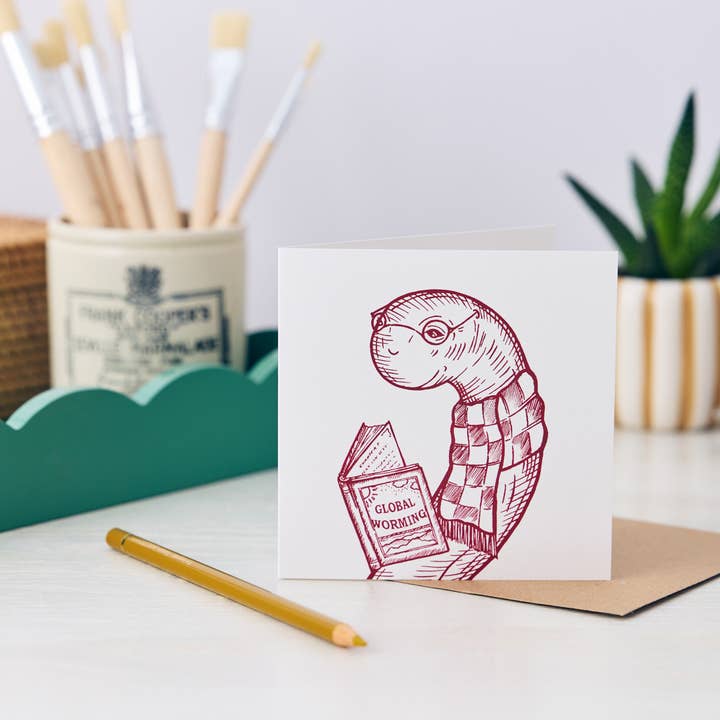 Tarjeta de Felicitación de Bill Bookworm para venta al por mayor de Wild Things