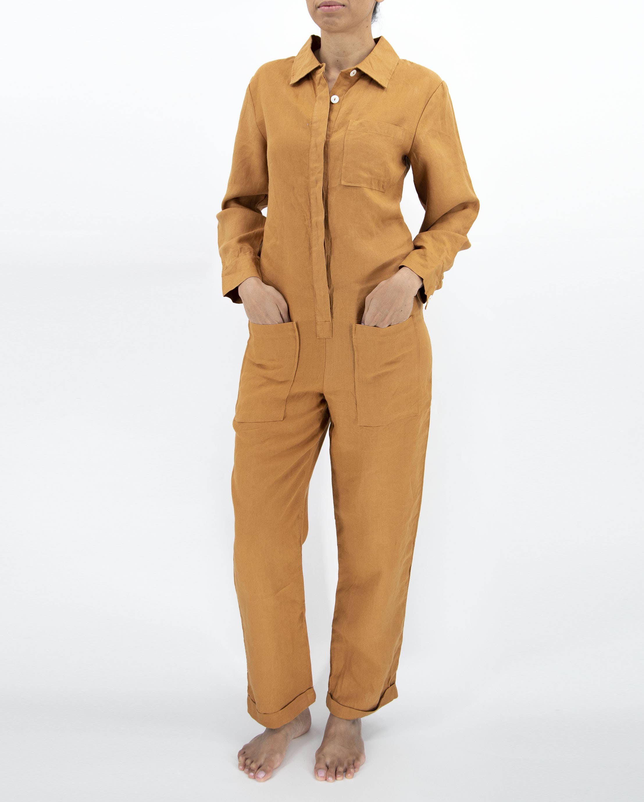 Sunday Morning - Wholesale Jumpsuit - Women's - Isabelle Linen Jumpsuit11