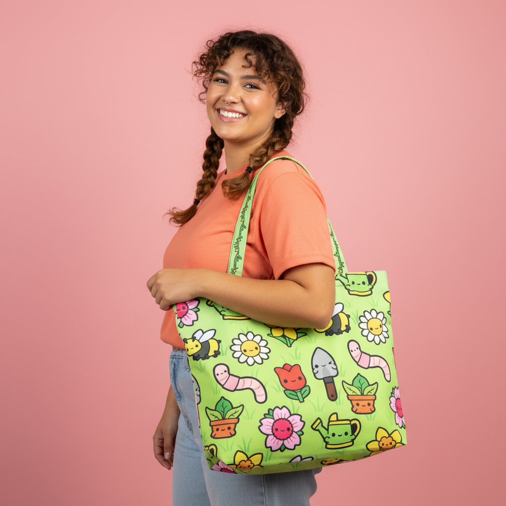 LuxCups Creative - Wholesale Tote Bag - Women's - Garden Party Tote Bag1