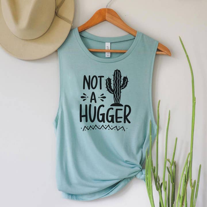 Not A Hugger Shirt | Introvert Shirt | Plant Lady Gift for wholesale by Stiles Tee Co.