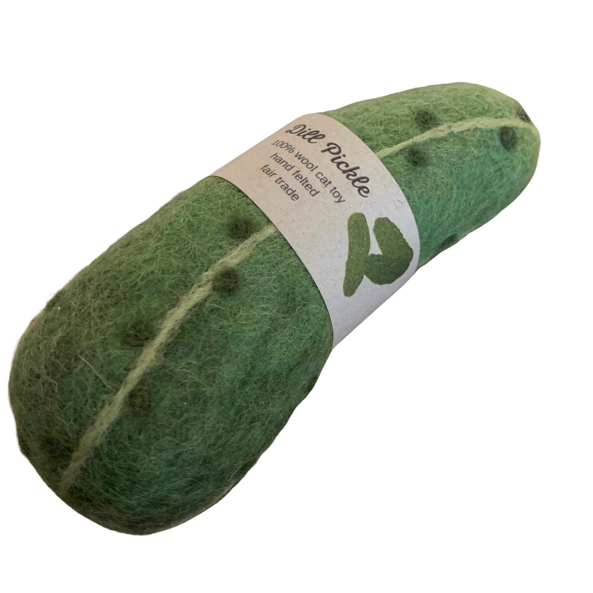 Ciao Gatto Cat Market - Wholesale Pet Toy - Cat - Exclusive Ciao Gatto Needle Felted Dill Pickle2