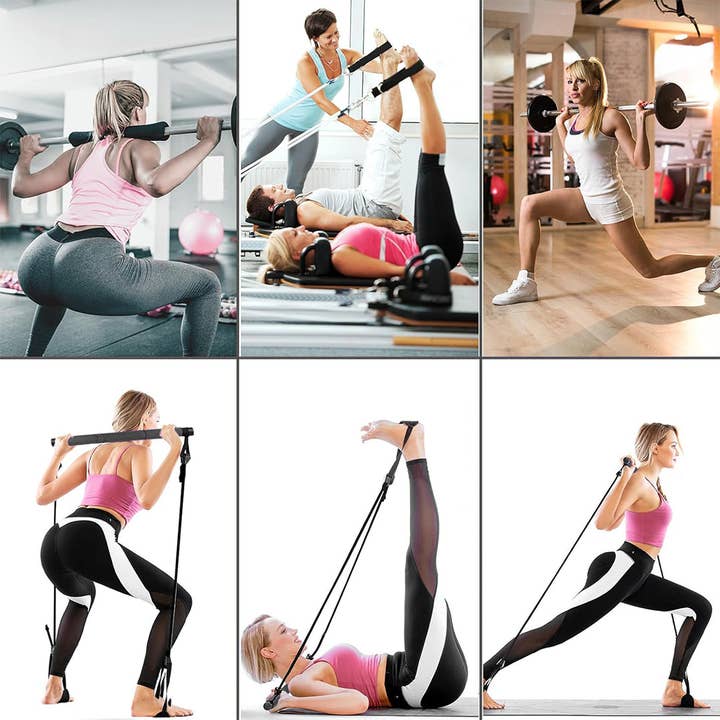 Mtistanbul LTD - Wholesale Fitness Equipment - Portable Pilates Resistance Bar – Multi-Purpose Fitness & Home Workout Stick4