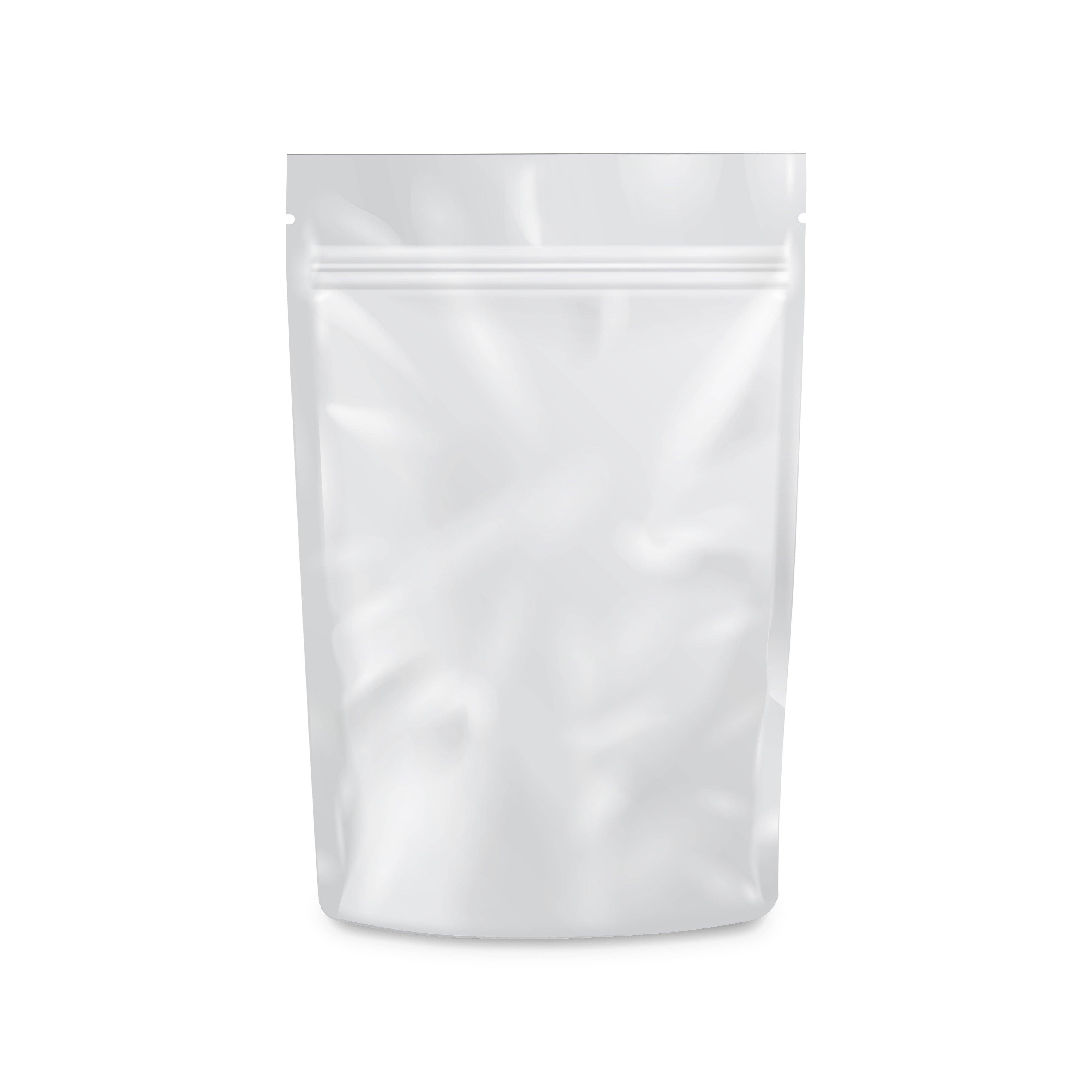Cannatron - Wholesale Food Storage Wrap/Bag - 1/2 Ounce Mylar Bags - Loud Lock - 100ct All White2