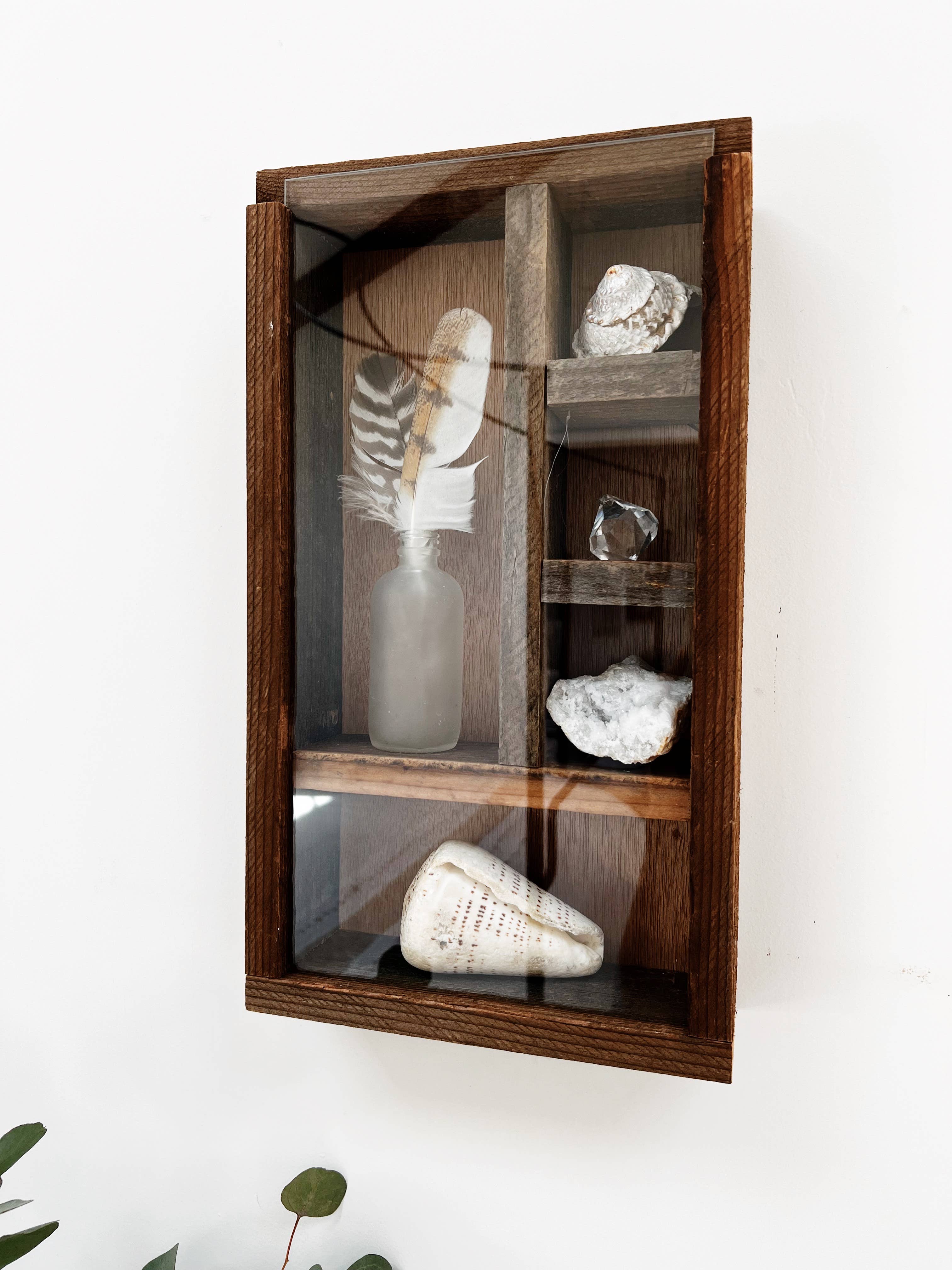 Alibi Interiors - Wholesale Wall Mounted Shelf - Reclaimed Wood Heritage Shelf Box Shadow Box3