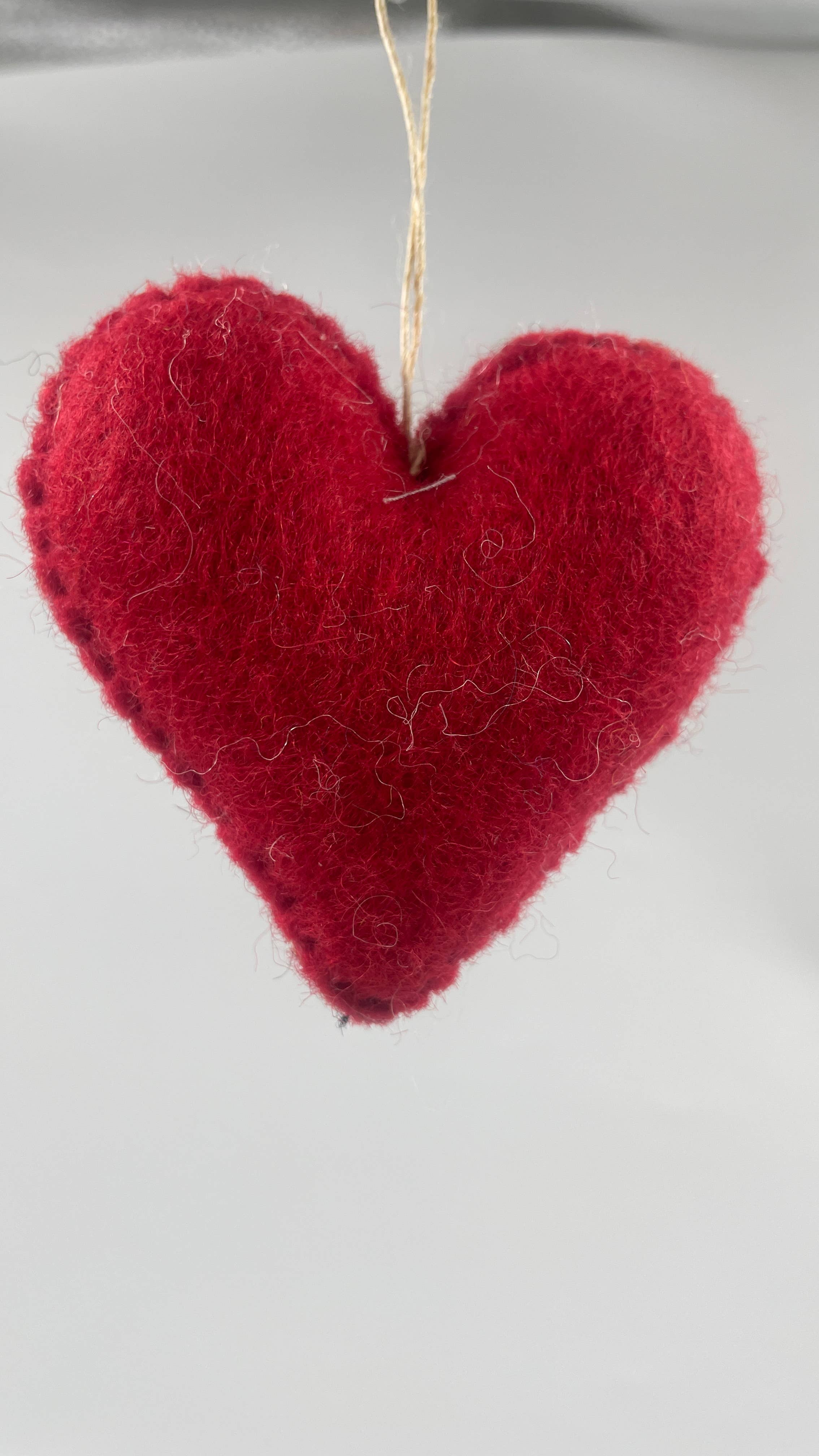 Funky Yak Ltd - Wholesale Ornament - Felt Heart Decoration/Ornaments 3