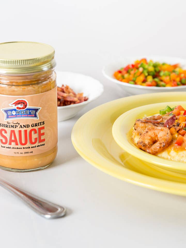Sarge's Shrimp and Grits Sauce for wholesale by Sarges Shrimp and Grits Sauce