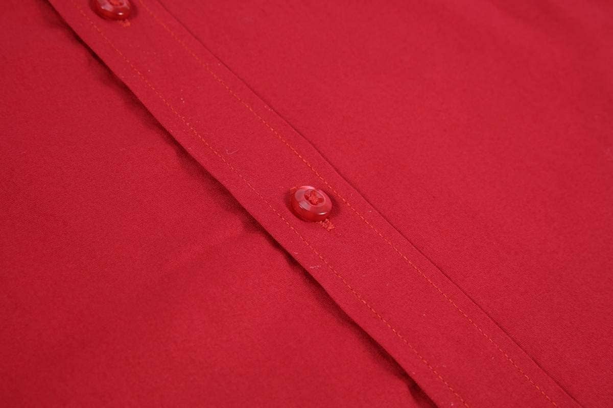 Rodeo Clothing - Wholesale Button Down Shirt - Men's - Mens Dress Shirts Long Sleeve Regular Fit Button Shirts-10023