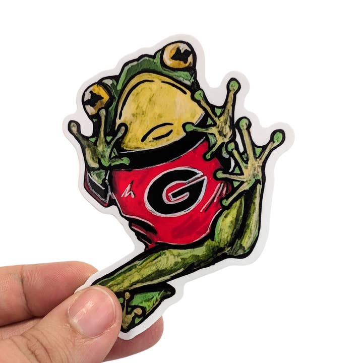 Autocollant UGA Frog pour la vente par Athens Art & Frame