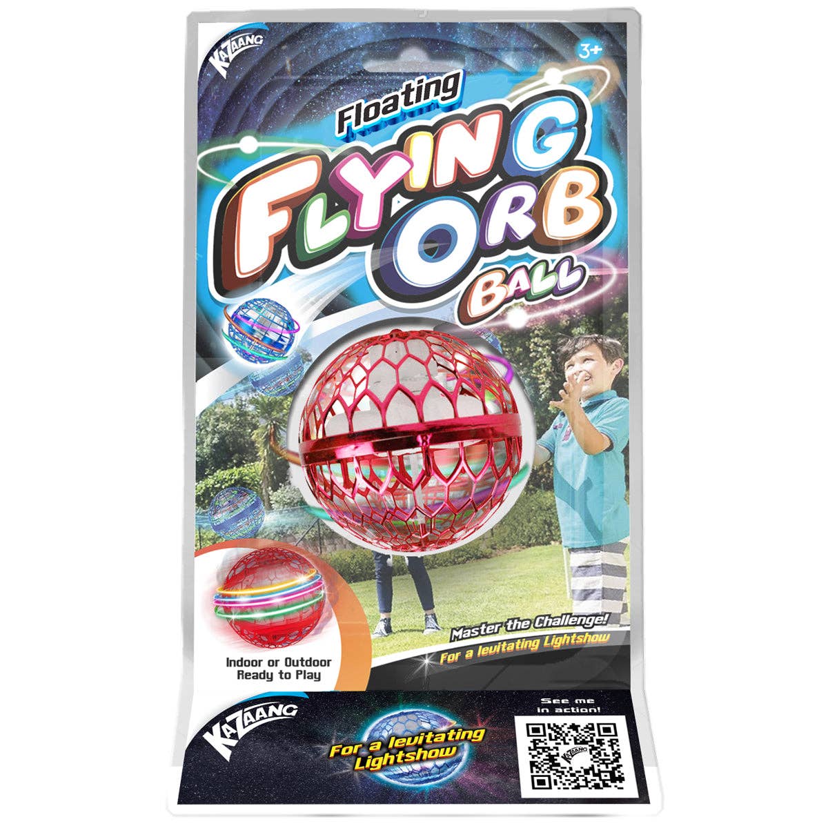 BMS Brands North America - Wholesale Light-Up Toy - Kids & Baby - Floating Flying Orb Ball - Red0