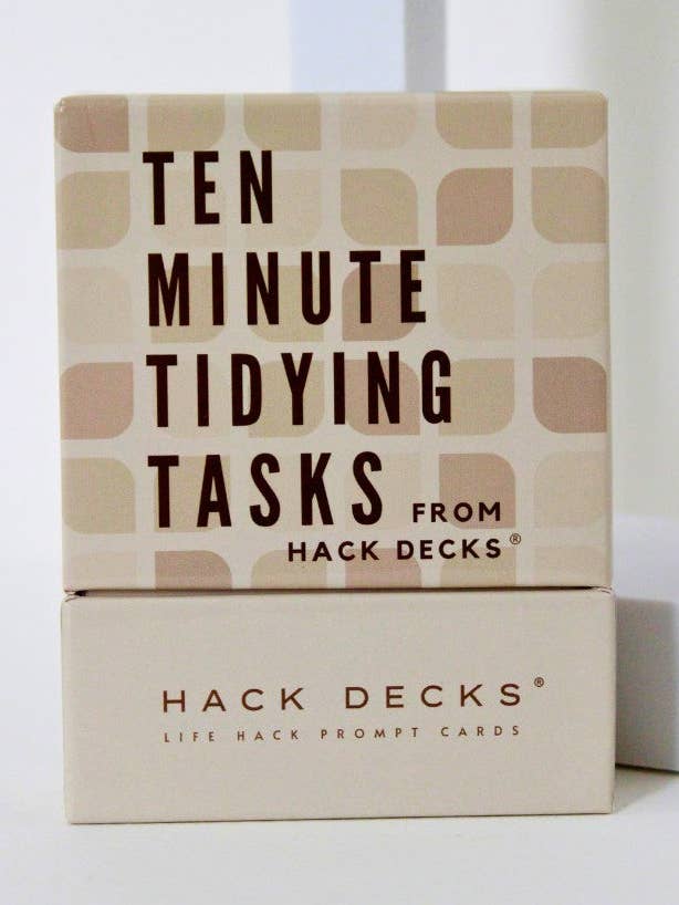 Ten Minute Tidying Tasks™ for wholesale by Hack Decks®