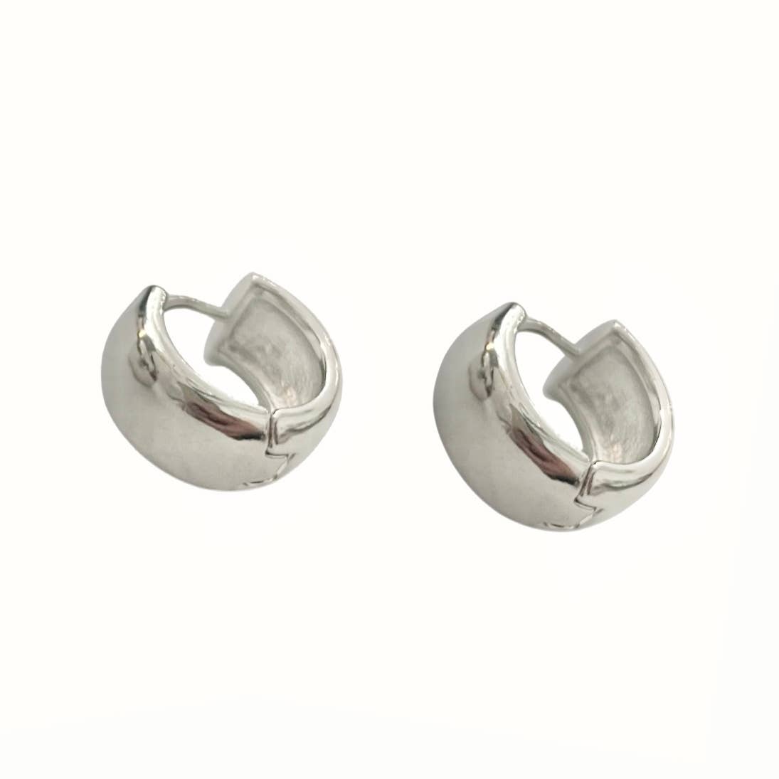 Nikki Smith Designs - Wholesale Hoop Earrings - Silver Mimi Chunky Hoops2