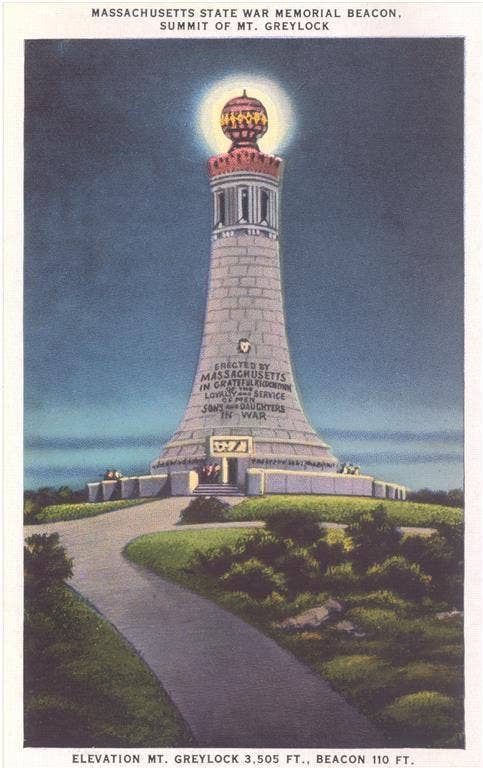 Found Image Press - Wholesale Sticker - Sticker MA-1071 State War Memorial Beacon0