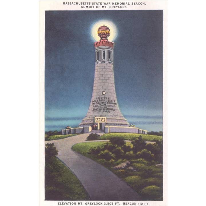 Found Image Press - Wholesale Sticker - Sticker MA-1071 State War Memorial Beacon