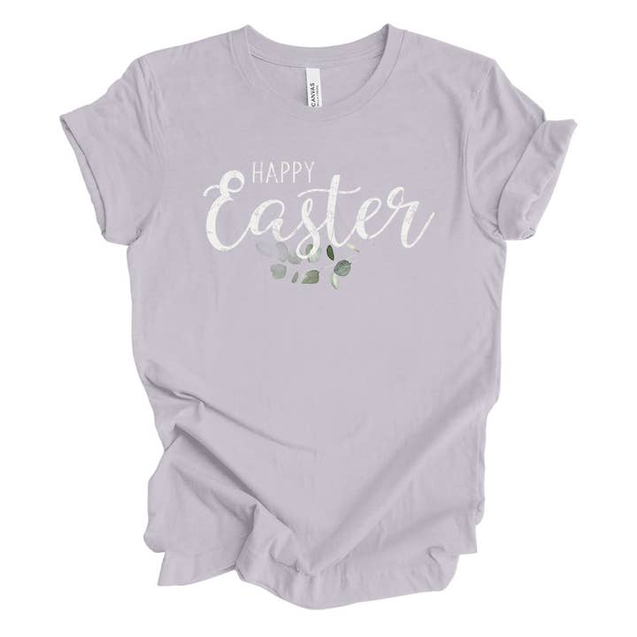 Happy Easter Greenery Tee for wholesale by Kendrick Home