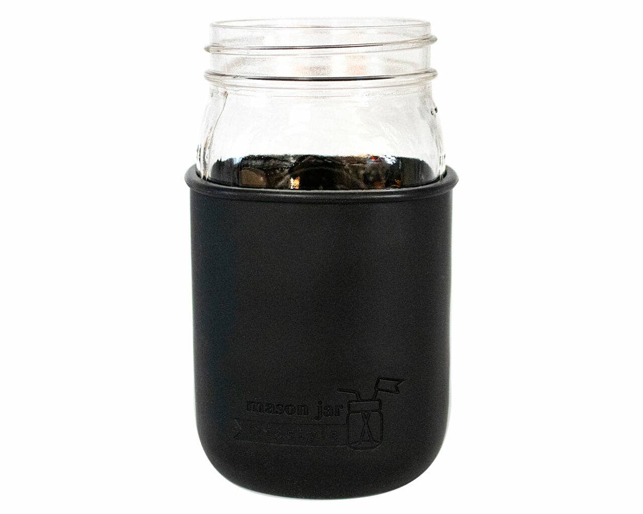 Mason Jar Lifestyle - Vente Housses de boisson - Manchon en silicone pour bocaux Mason de 32 oz (quart).12