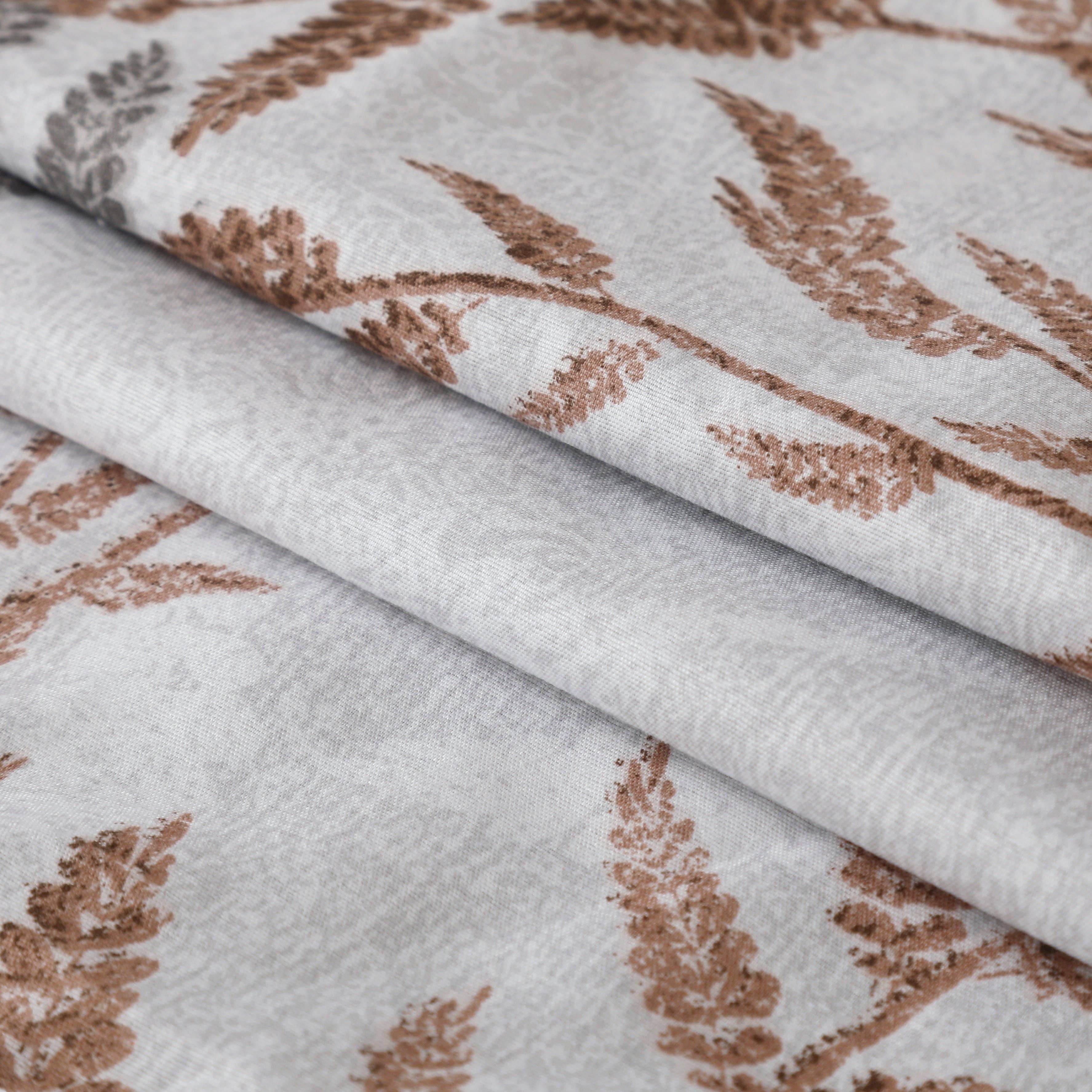 BOD HOME - Vente Housses de couette - Housse de couette imprimée feuilles d'automne avec fermeture éclair3