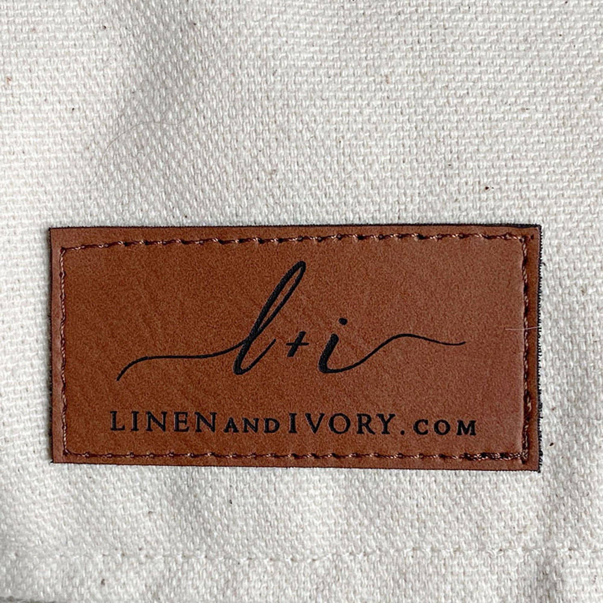 Linen & Ivory - Wholesale Throw Pillow Cover - JUNIPER || Indigo & Cream Pillow Cover3