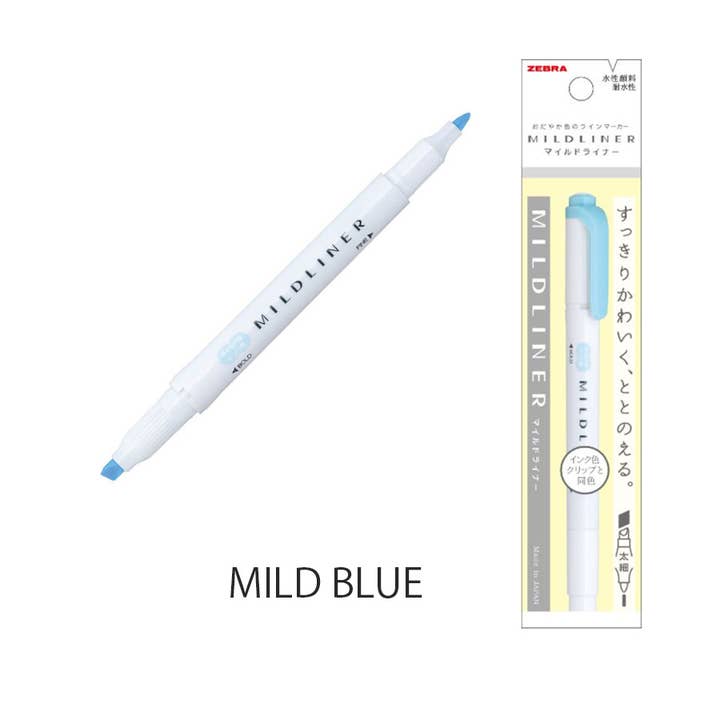 Hakubundo - Wholesale Highlighter - 【JAPANESE STATIONERY】ZEBRA MILDLINER HIGHLIGHTER MILD COLOR8