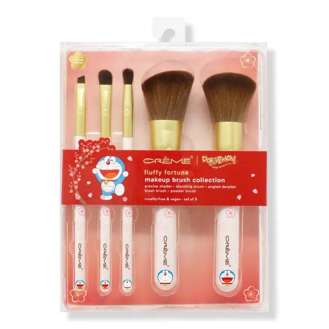 5pc Doraemon Facial Brush Collection Set for wholesale by Crover