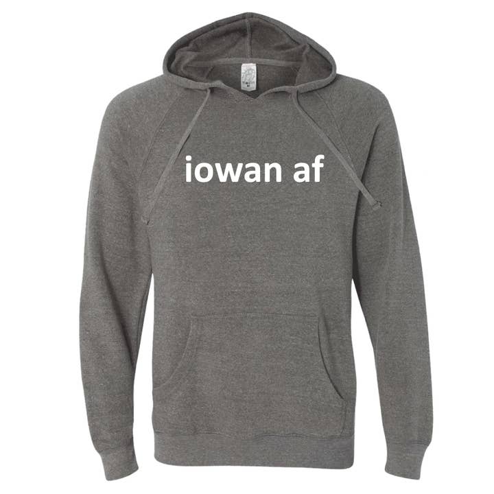 Iowan AF Hoodie för wholesale av Iowa Awesome