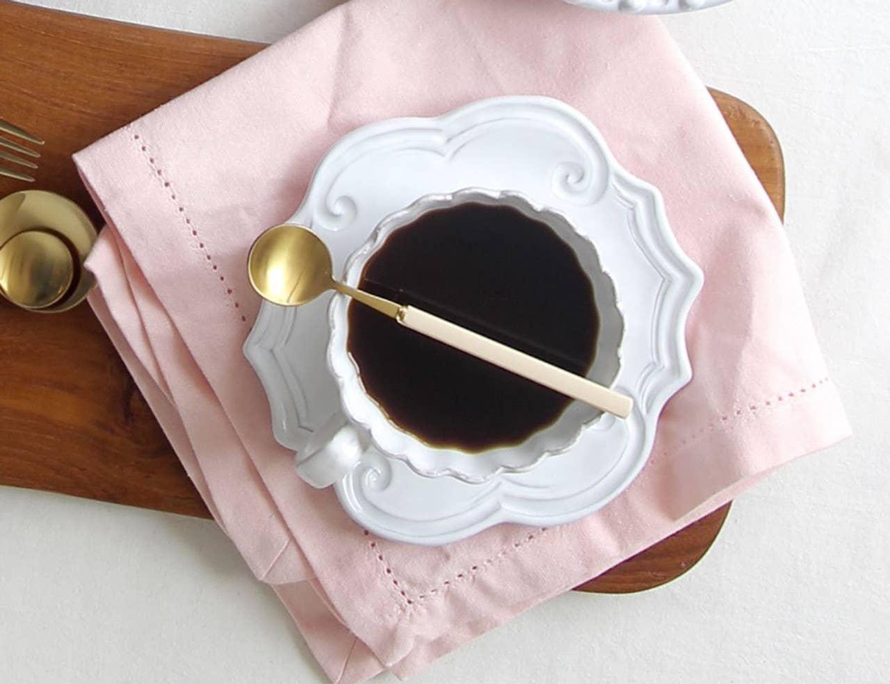 Korea Table - Wholesale Table Spoon (Cutlery) - [BOGEN] Pino Gold Tea Spoon1