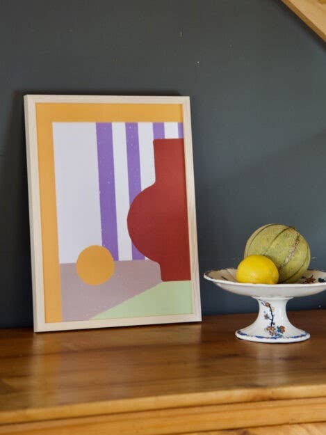 Keramikaffisch nr 01 signerat konsttryck för wholesale av Shandor