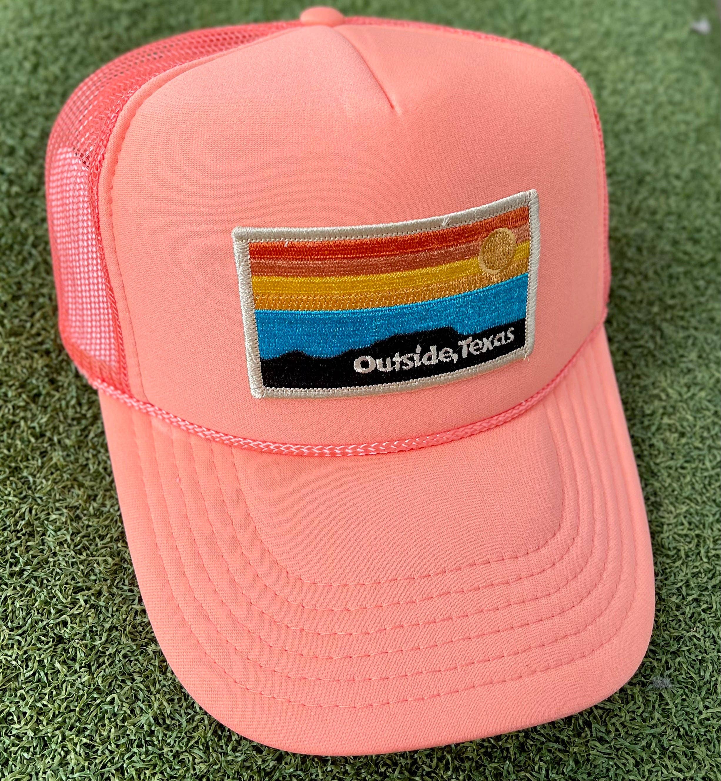 Outside, Texas - Wholesale Trucker Hat - Unisex - OTX Foam Trucker: Horizon Patch42