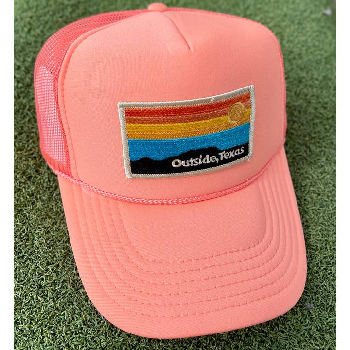 Outside, Texas - Wholesale Trucker Hat - Unisex - OTX Foam Trucker: Horizon Patch42
