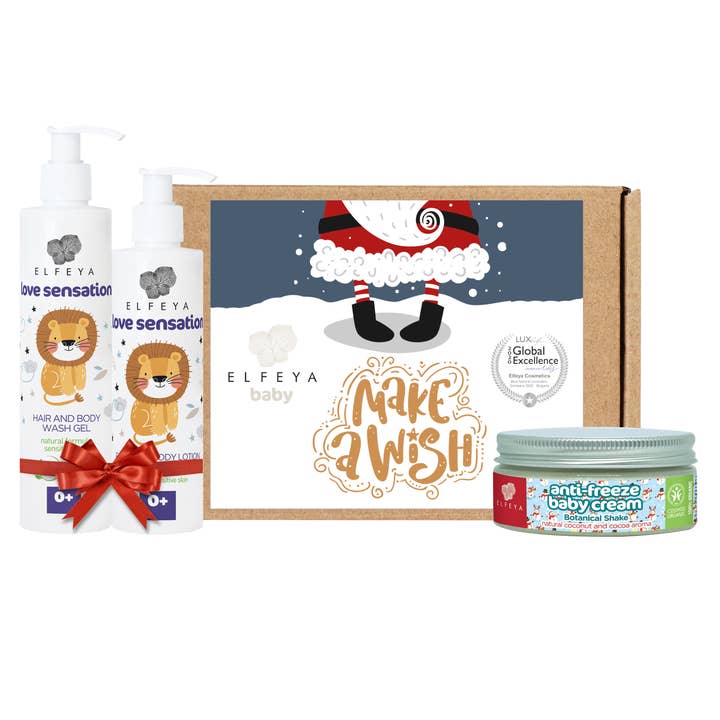Baby Winter Skin Care Presentförpackning uppsättning med 3 produkter för wholesale av Elfeya Cosmetics