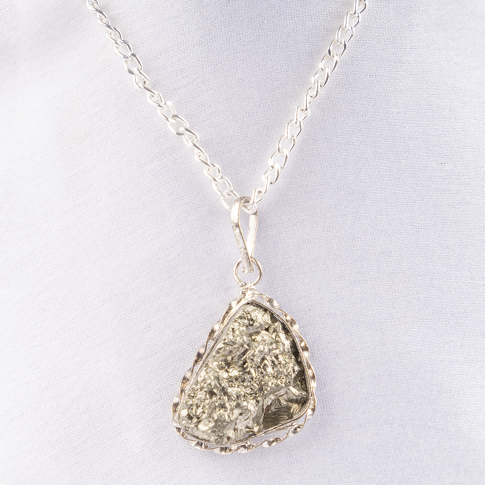 Soothing Crystals - Wholesale Pendant/Charm Necklace - Crystal Pendant | Pyrite Pendant | Wealth & Protection8
