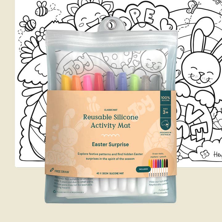 HeyDoodle - Wholesale Coloring Mat - Kids & Baby - Easter Surprise Classic Coloring & Doodle Mat