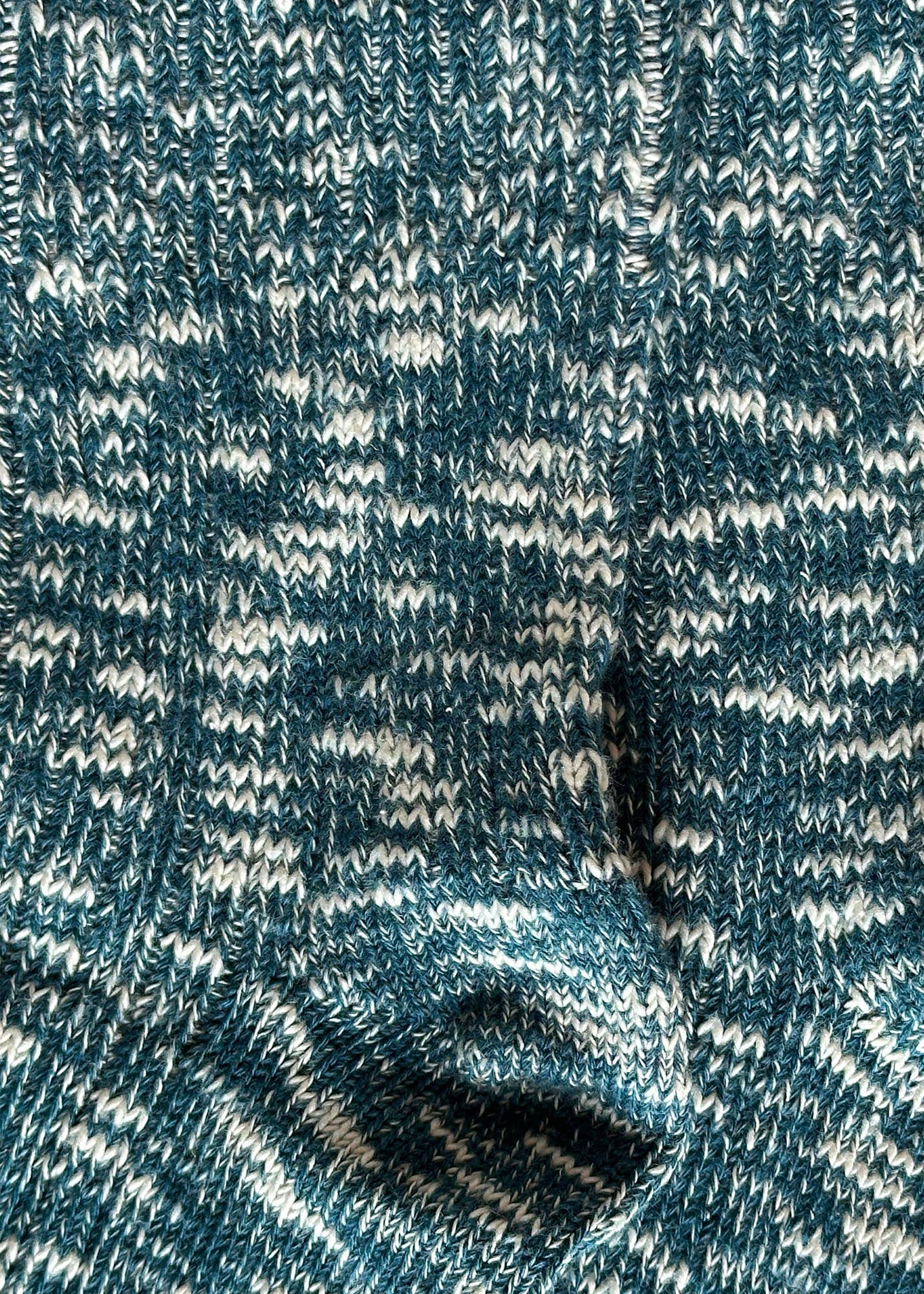 Blue Chunky Knit Socks - Regular Length for wholesale on Faire3