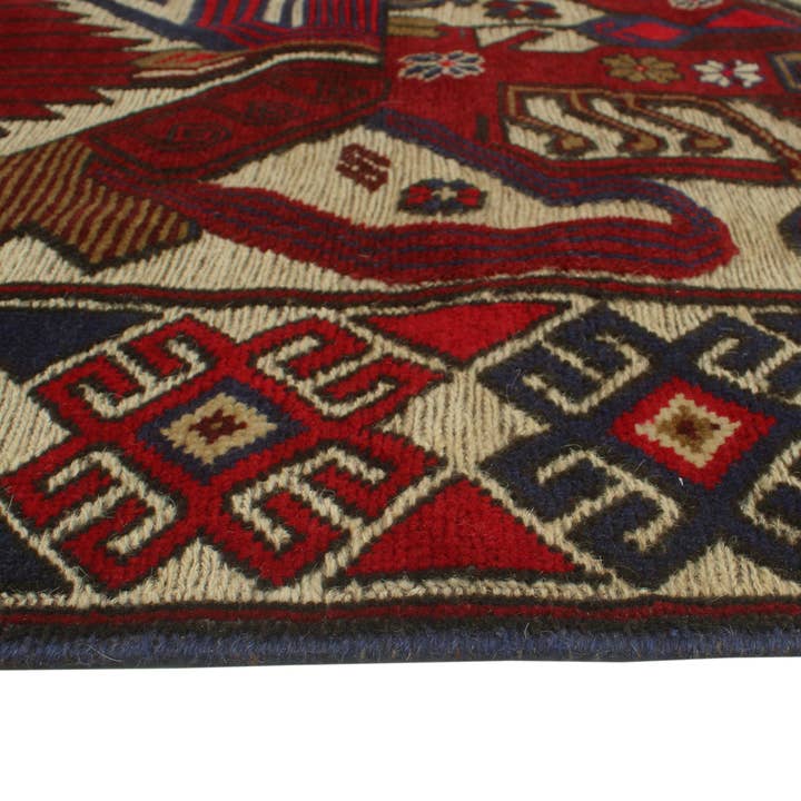 Noori Rug - Wholesale Area Rug - Semi Antique Stanley Ivory/Red Rug, 2'9" x 4'7"1