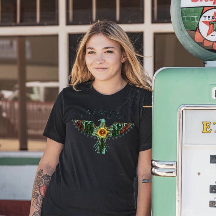 Wild Soul T-shirt voor wholesale door The Dirty Cowgirl Apparel