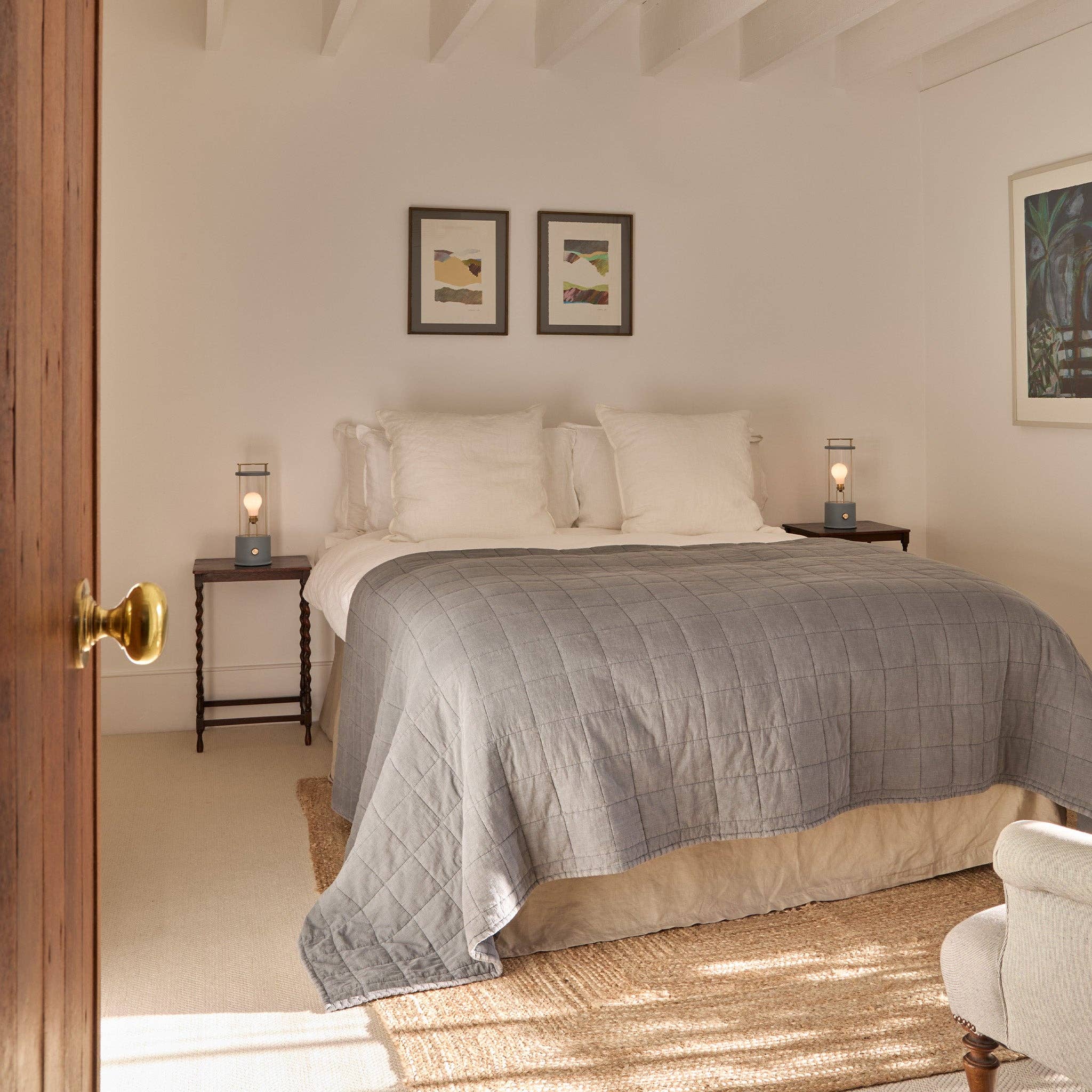 The Muse Portable Lamp in Selvedge Blue - Set of 2 for wholesale on Faire3