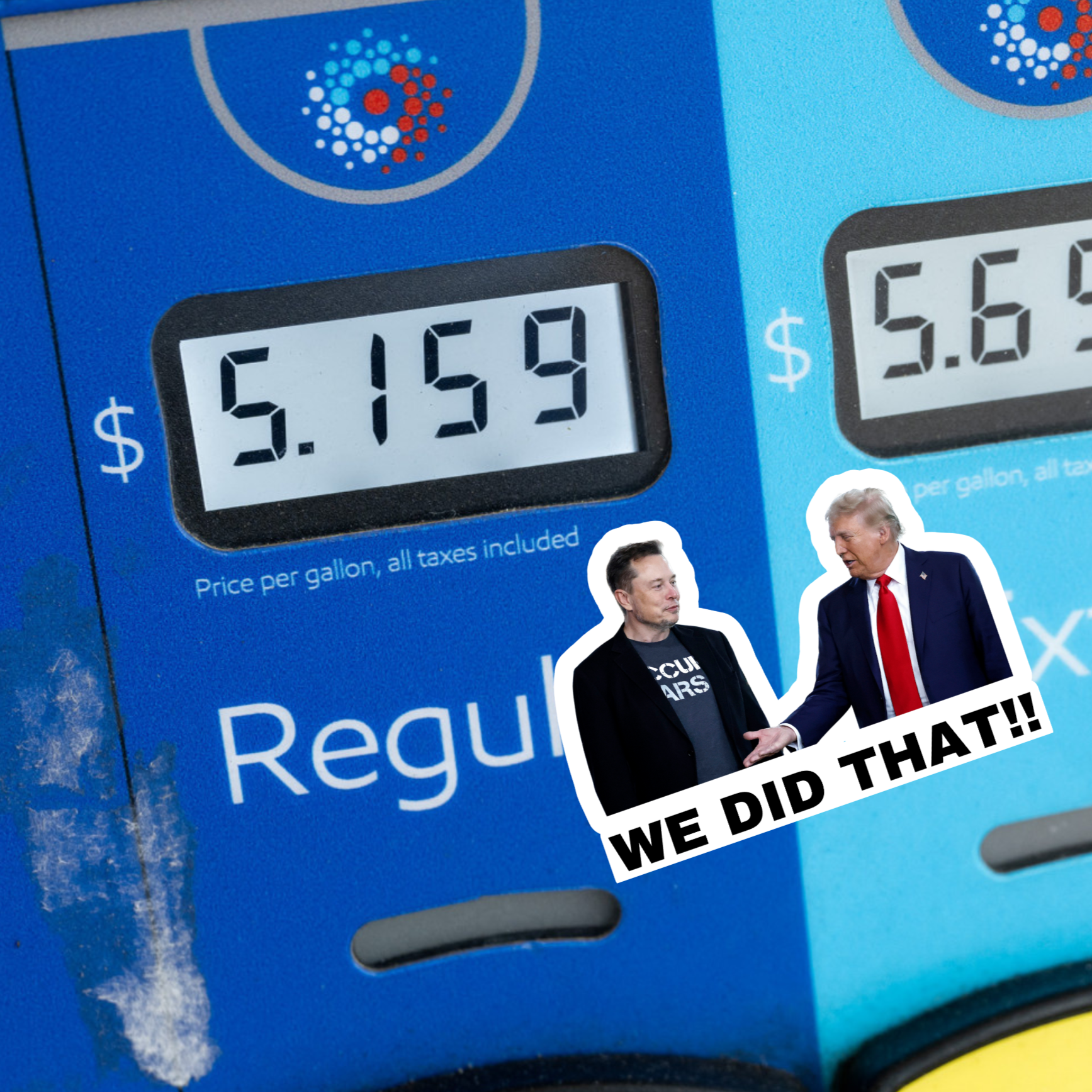Atomic Cactus Stickers - Wholesale Sticker - We Did That Trump and Elon Sticker | Political Sticker | Vinyl Sticker | Water Resistant | Anti Trump | Meme Sticker1
