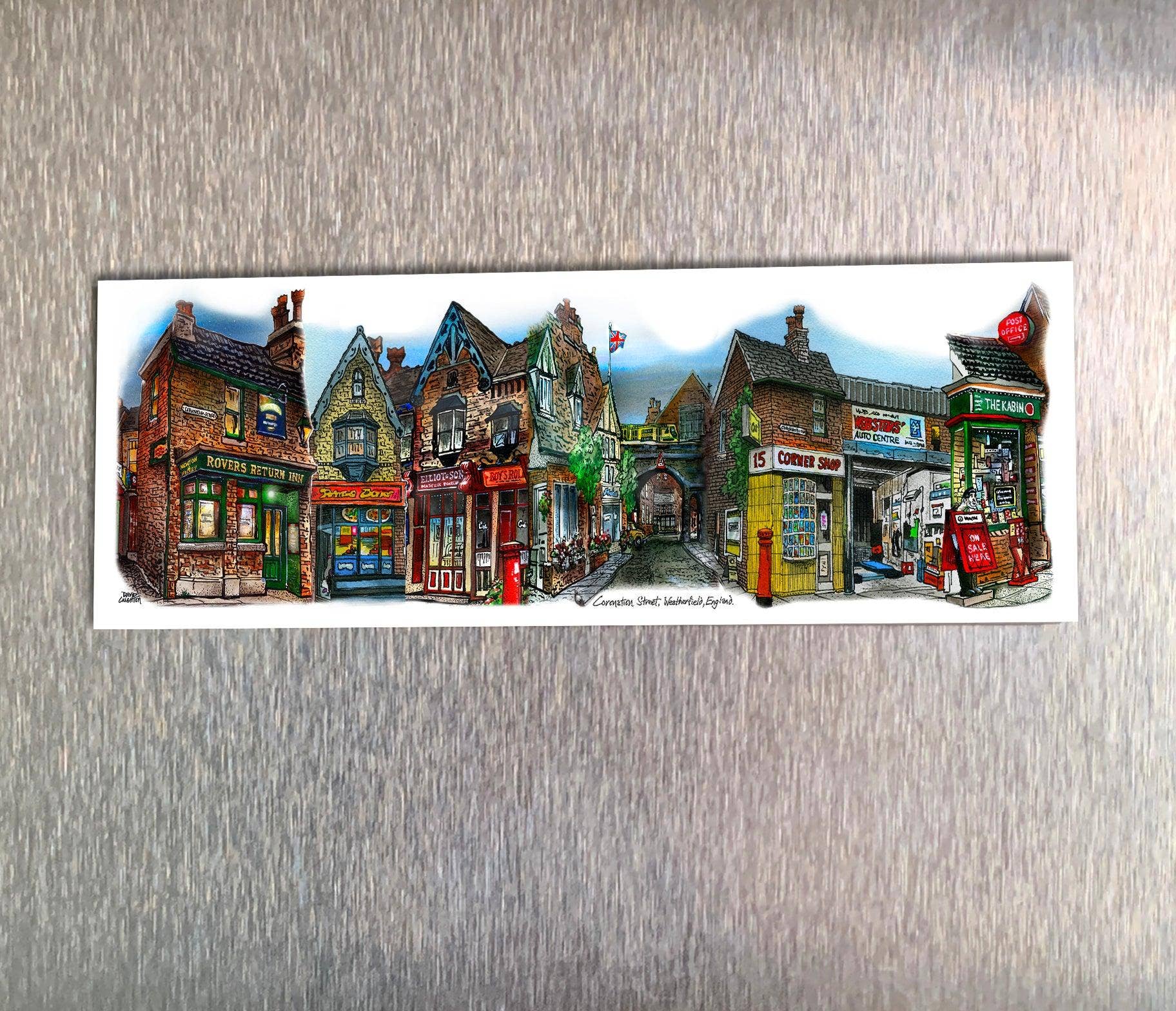 Totally Toronto Art/Sassy City Studio – wholesale Retailer display – Paper & novelty – Corrie Magnet & Sticker Collection | Coronation Street Gifts3