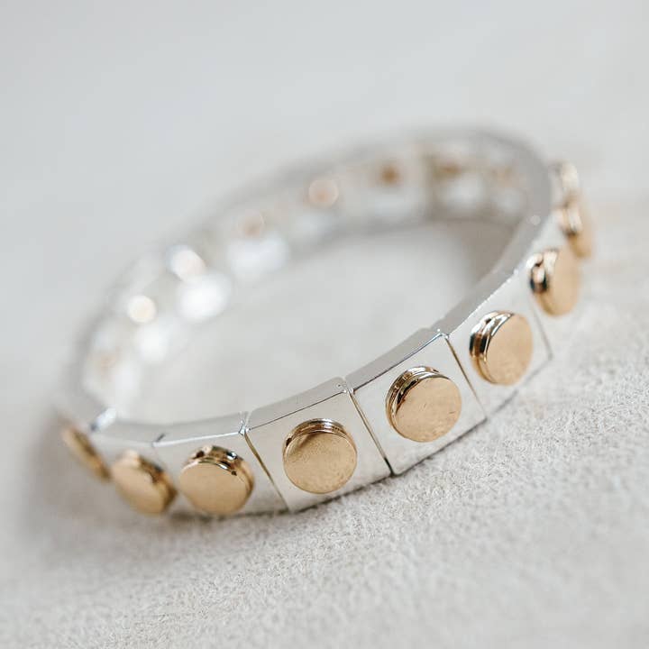 Geometriskt Armband - Silver för wholesale av Smith and Co. Design